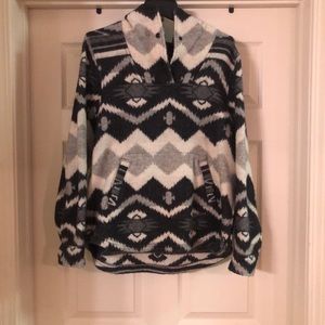 Pullover Wool Blend Jacket